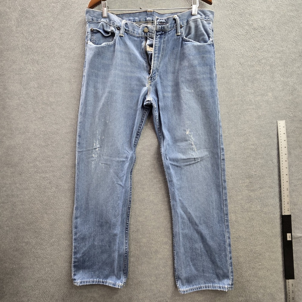 Polo Ralph Lauren‎ Men Jeans 34X30 Blue Denim Straight 27" Inseam Y2K